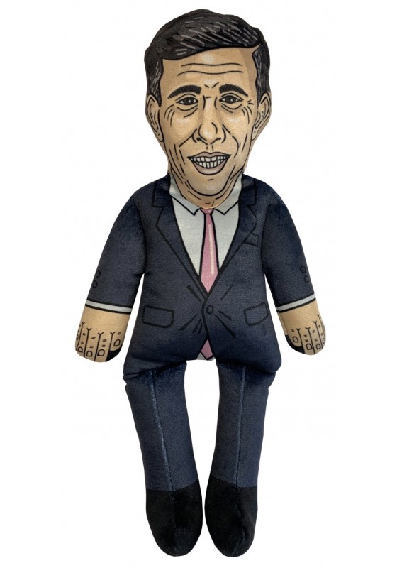 Rishi Sunak doll, Sunak parody doll, political plush doll