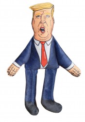 Donald Trump dog toy, political dog toy, parody dog toy, personalized doll, celebrity doll