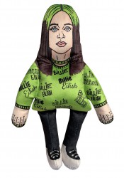 Billie Eilish dog toy, celebrity doll, parody dog toy, celebrity plush toy, personalized doll