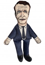 Emmanuel Macron dog toy, political dog toy, parody dog toy, personalized doll, celebrity doll