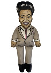 Little Richard doll, celebrity plush doll, rock and roll singer doll