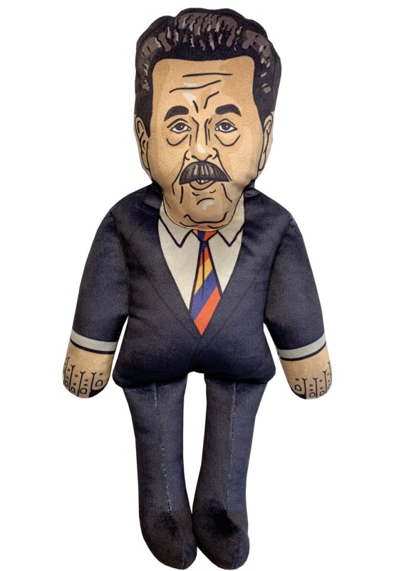 Nicolas Maduro doll, Maduro textile doll, Plush maduro doll