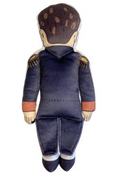 Napoleon plush doll, Bonaparte Napoleon doll, parody textile dictator doll