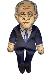 Benjamin Netanyahu doll, politican plush doll, political doll