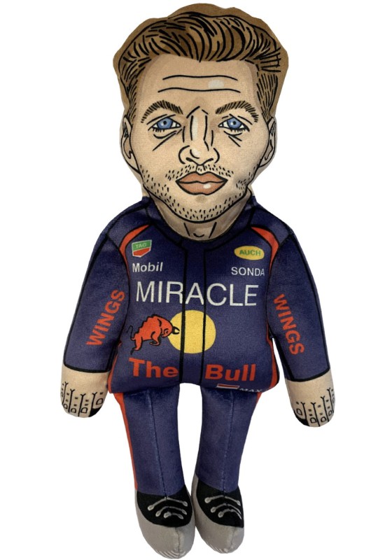 Max Verstappen doll, celebrity plush doll