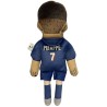 Kylian Mbappé doll, Mbappé plush doll, footballer celebrity plush