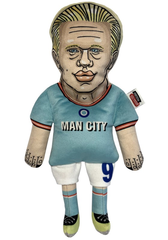 Erling Haaland doll, Manchester City footballer doll, Haaland plush doll