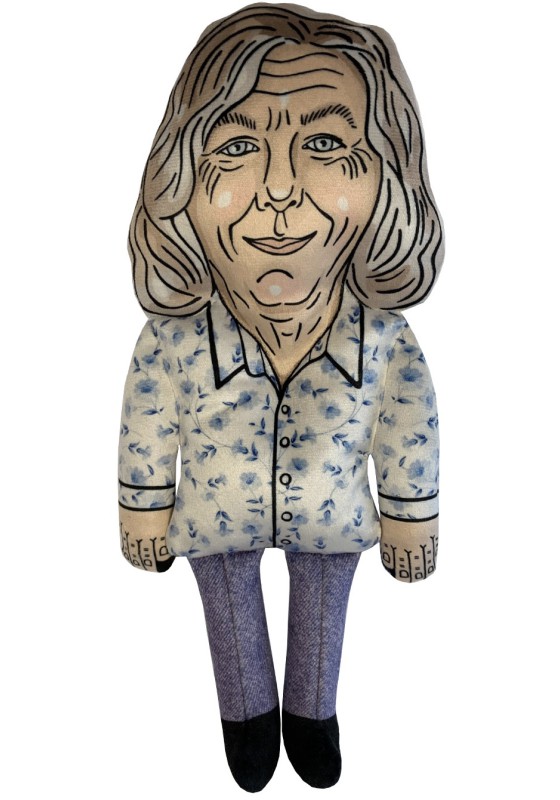 James May plush doll, Top Gear celebrity plush, textile doll